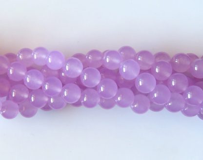 10mm malaysian jade round gemstone bead pale lilac