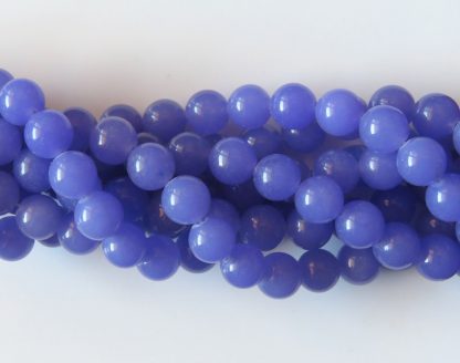 10mm malaysian jade round gemstone bead iris blue