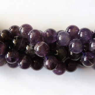 10mm amethyst round gemstone bead