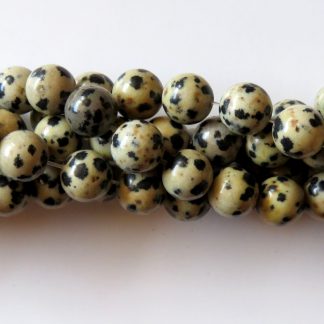 10mm gemstone beads dalmatian jasper