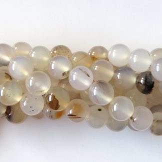 10mm ocean chalcedony round gemstone bead