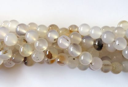 10mm ocean chalcedony round gemstone bead