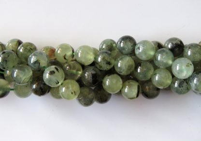 10mm prehnite round gemstone beads