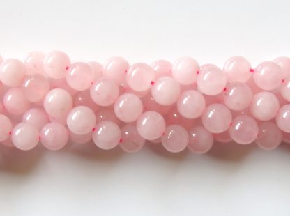 10mm rose quartz round gemstone bead