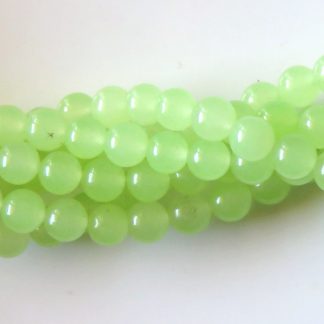 6mm malaysian jade round gemstone bead light peridot