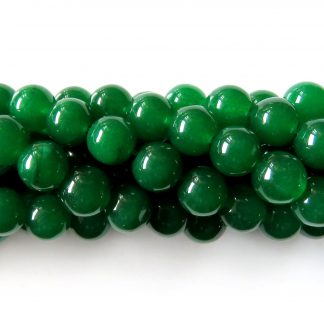 8mm malaysian jade round gemstone bead green