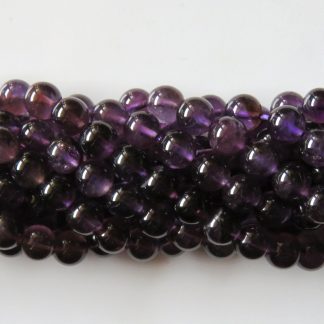 8mm amethyst round gemstone beads