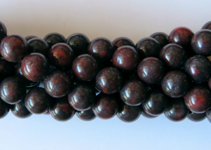 8mm brecciated jasper round genstone beads