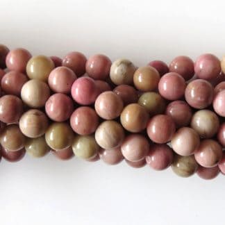 8mm rhodonite round gemstone beads