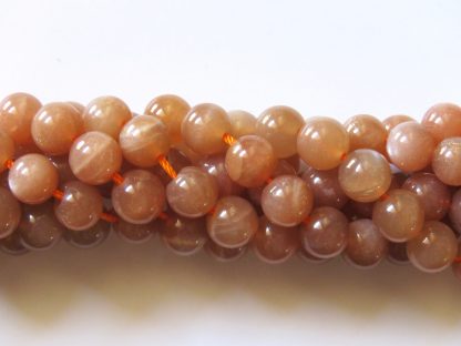 8mm sunstone round gemstone bead