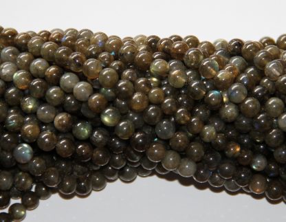 8mm green labradorite round gemstone beads
