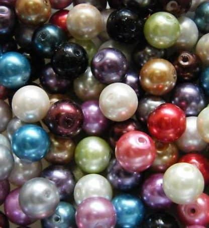 10mm glass pearl beads