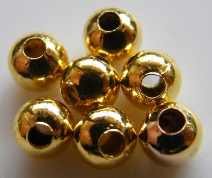 Bright Gold 4mm round spacer beads