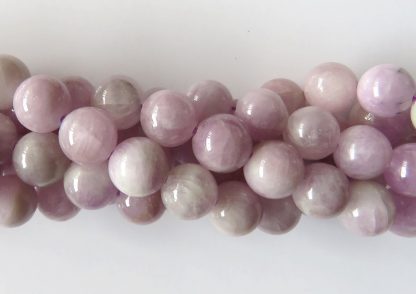 8mm kunzite round gemstone beads