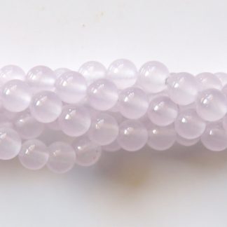 6mm malaysian jade round gemstone bead ice violet