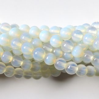 6mm opalite round gemstone bead