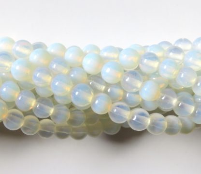 6mm opalite round gemstone bead