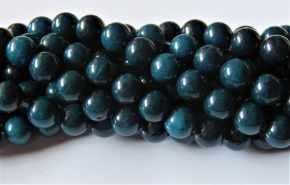 10mm malaysian jade round gemstone bead turquoise