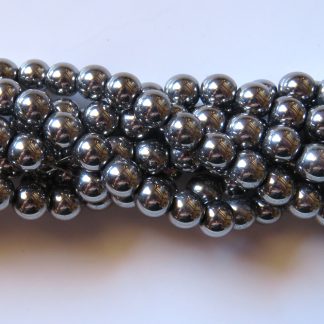 8mm Round Natural Gemstone Beads - Terahertz