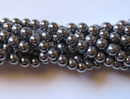 8mm Round Natural Gemstone Beads - Terahertz