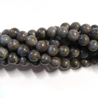 8mm coffee labradorite round gemstone beads